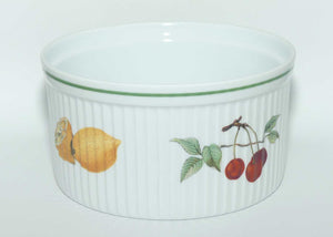 Royal Worcester Vitreous Bakeware | Evesham Vale pattern | Souffle dish