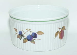 Royal Worcester Vitreous Bakeware | Evesham Vale pattern | Souffle dish