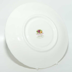 Royal Albert Bone China Old Country handled coupe and underplate | © 1962 Royal Albert Ltd backstamp | Asian