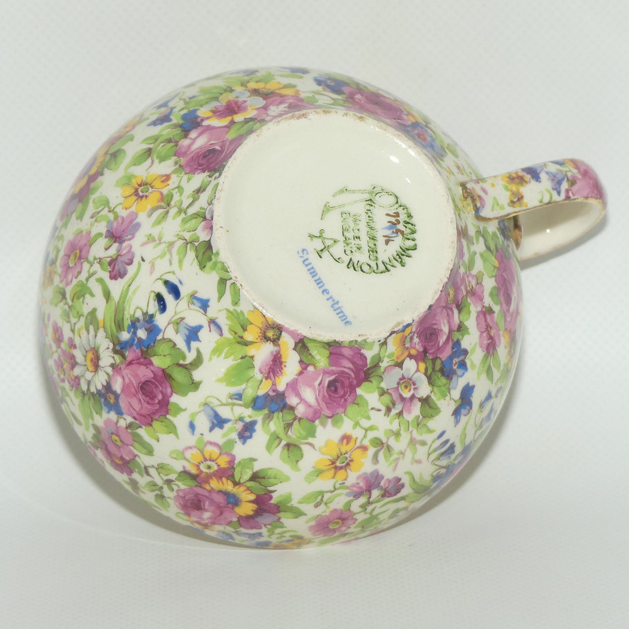 Royal Winton Summertime Chintz breakfast cup and saucer | Grandpa cup and saucer