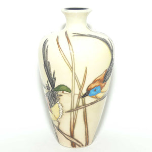 Moorcroft Southern Emu Wrens 72/6 vase | Trial A | dated 12.4.17