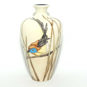 Moorcroft Southern Emu Wrens 72/6 vase | Trial A | dated 12.4.17