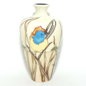 Moorcroft Southern Emu Wrens 72/6 vase | Trial A | dated 12.4.17