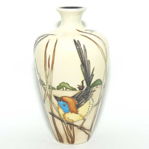 Moorcroft Southern Emu Wrens 72/6 vase | Trial A | dated 12.4.17