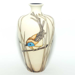 Moorcroft Southern Emu Wrens 72/6 vase | Trial C | dated 13.4.17