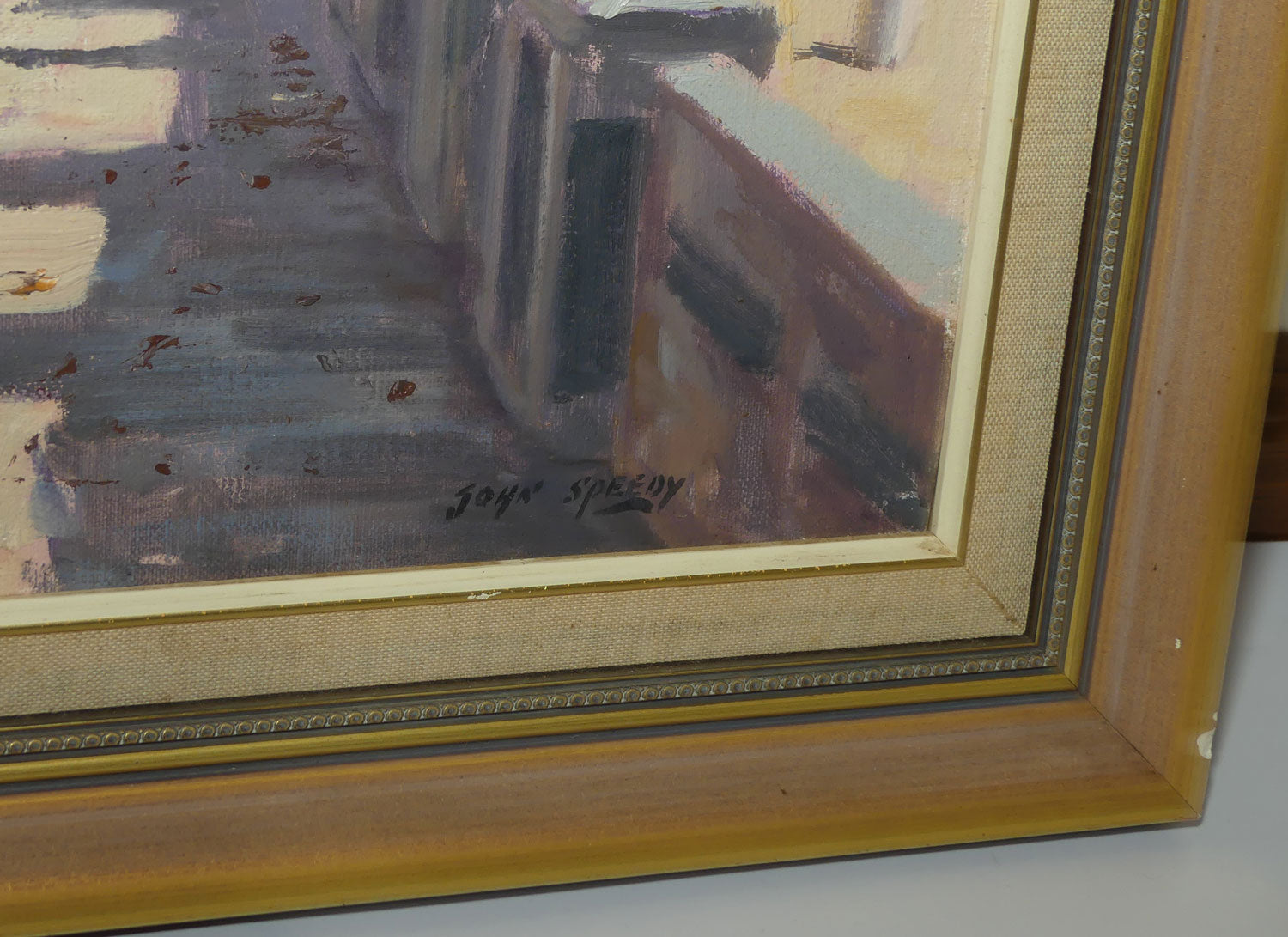 Original Oil on Board | Framed | The Promenade Balmoral Beach | John Speedy