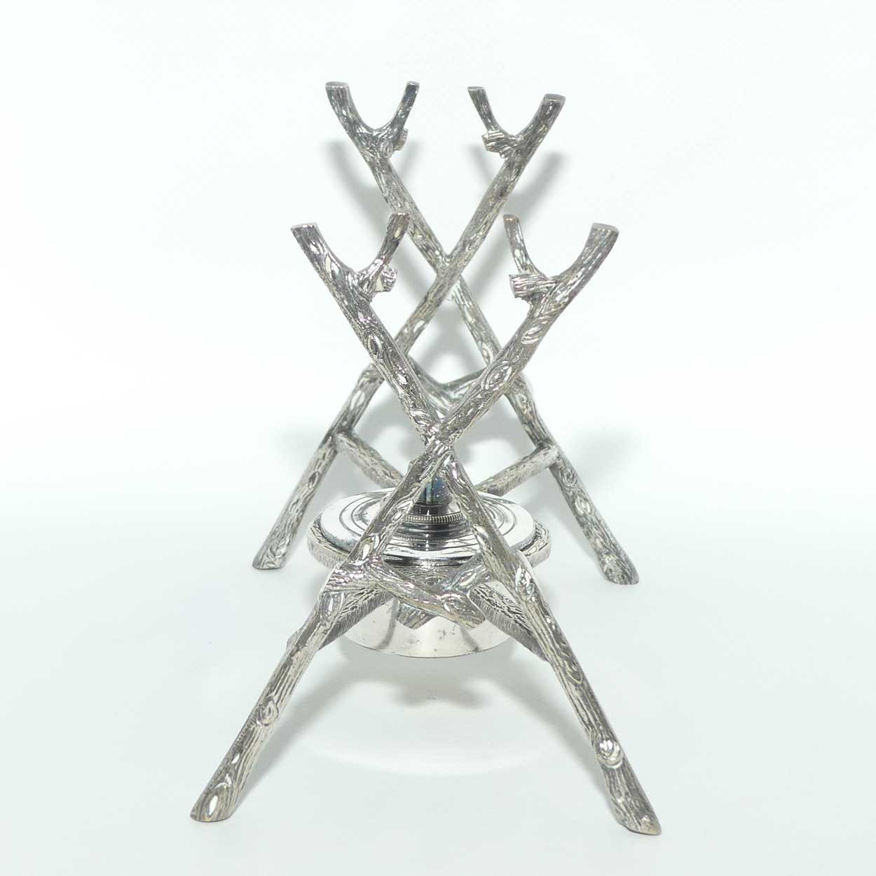 John Dixon and Sons EPBM silver plated spirit kettle on stand