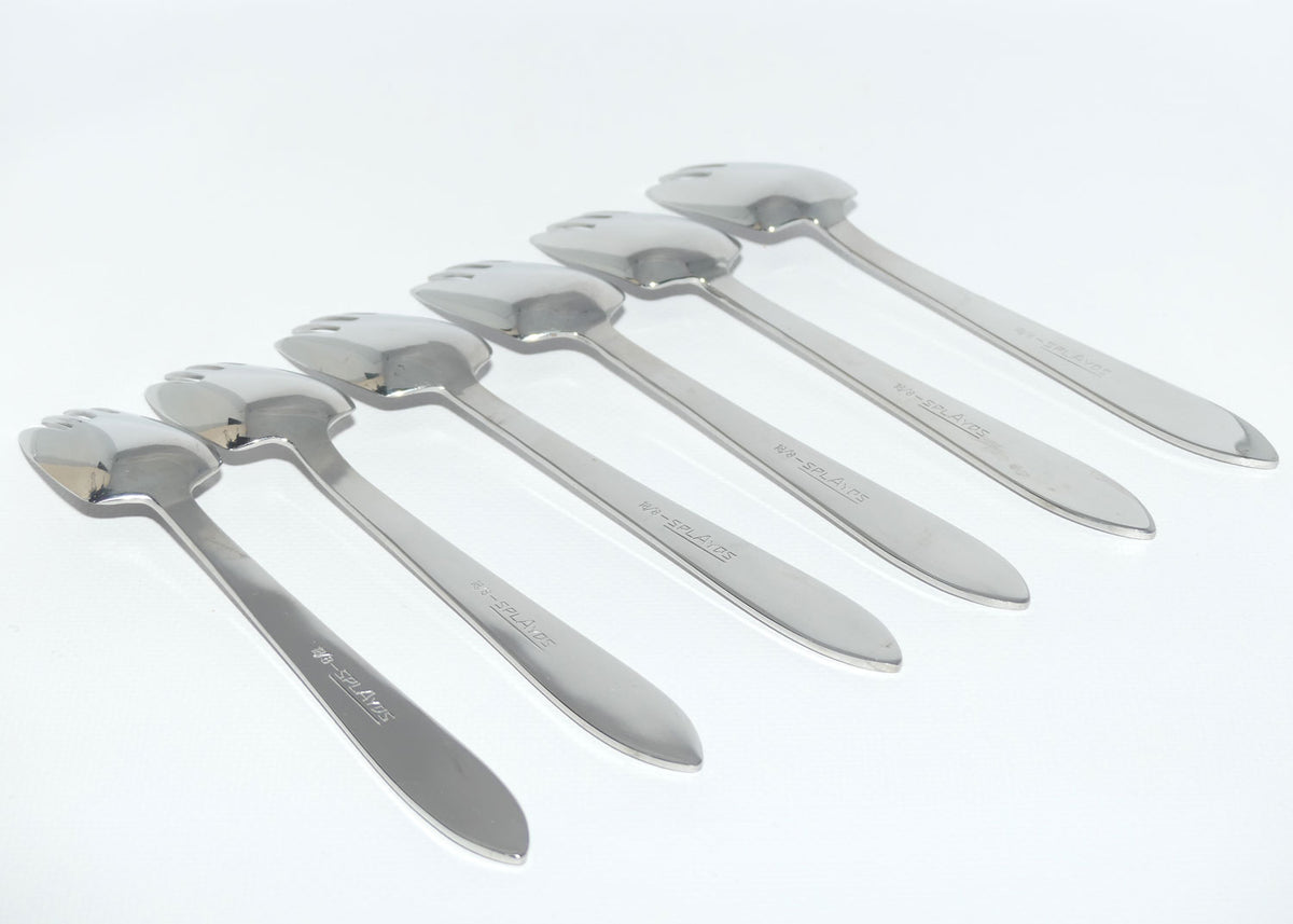 Boxed set of 6 Splayds | 18/8 Stainless