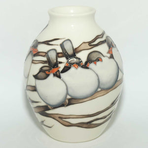 Moorcroft Splendid Fairy Wren 3/5 vase | Num Ed #25