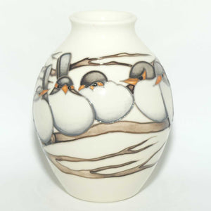 Moorcroft Splendid Fairy Wren 3/5 vase | Num Ed #37