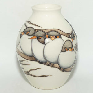 Moorcroft Splendid Fairy Wren 3/5 vase | Num Ed #37