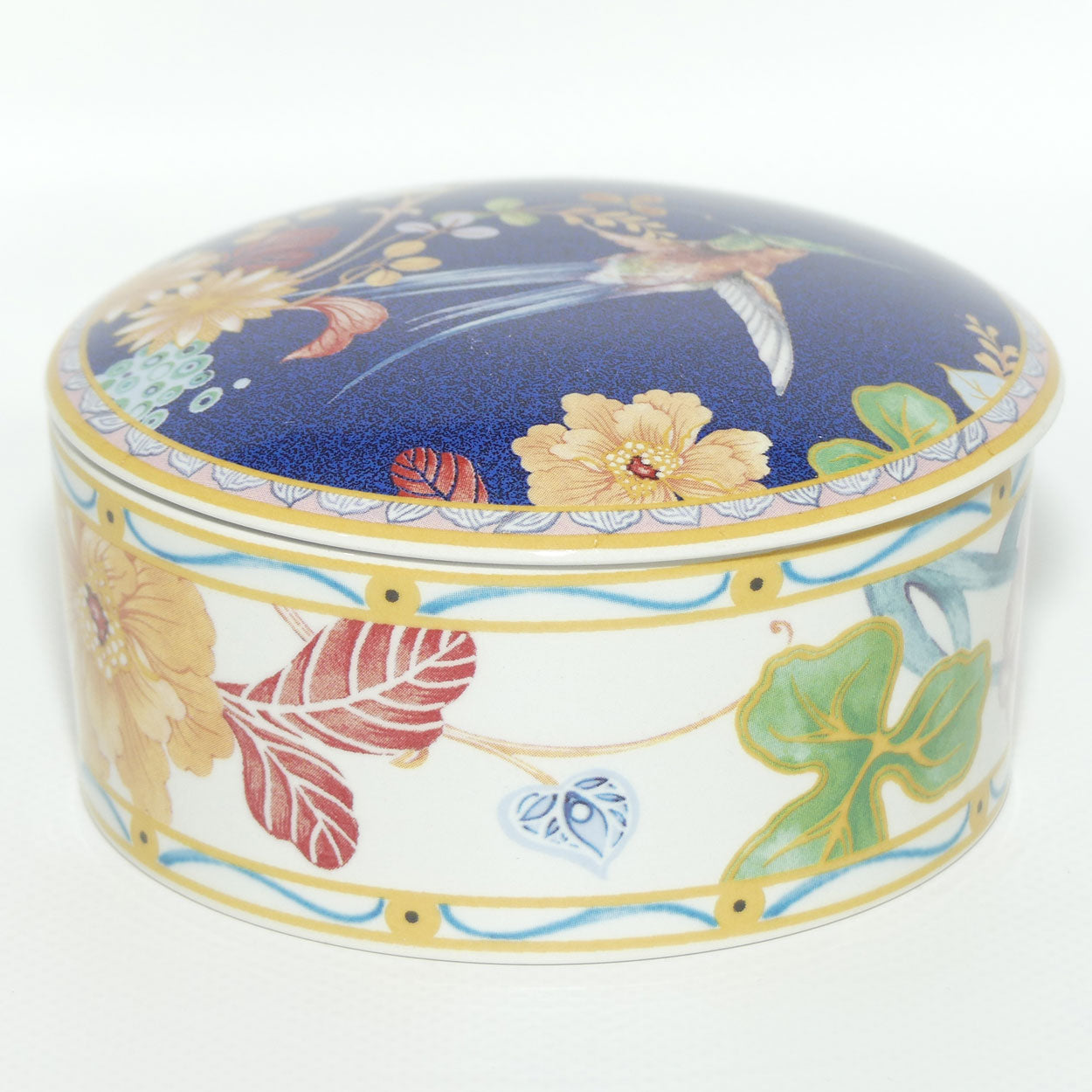 Spode Java pattern trinket box | boxed