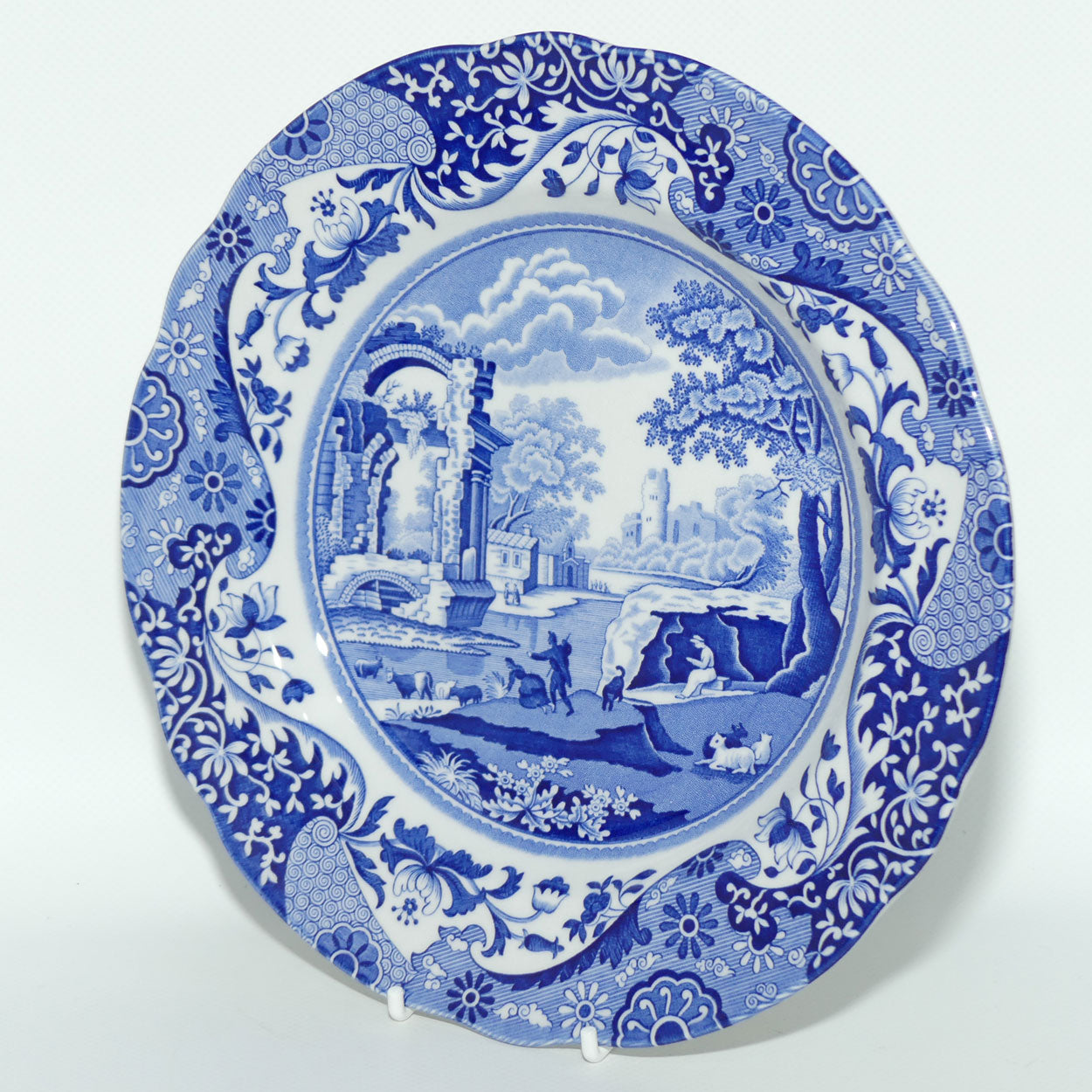 Spode Italian design plate | Blue and White | 23cm | #1
