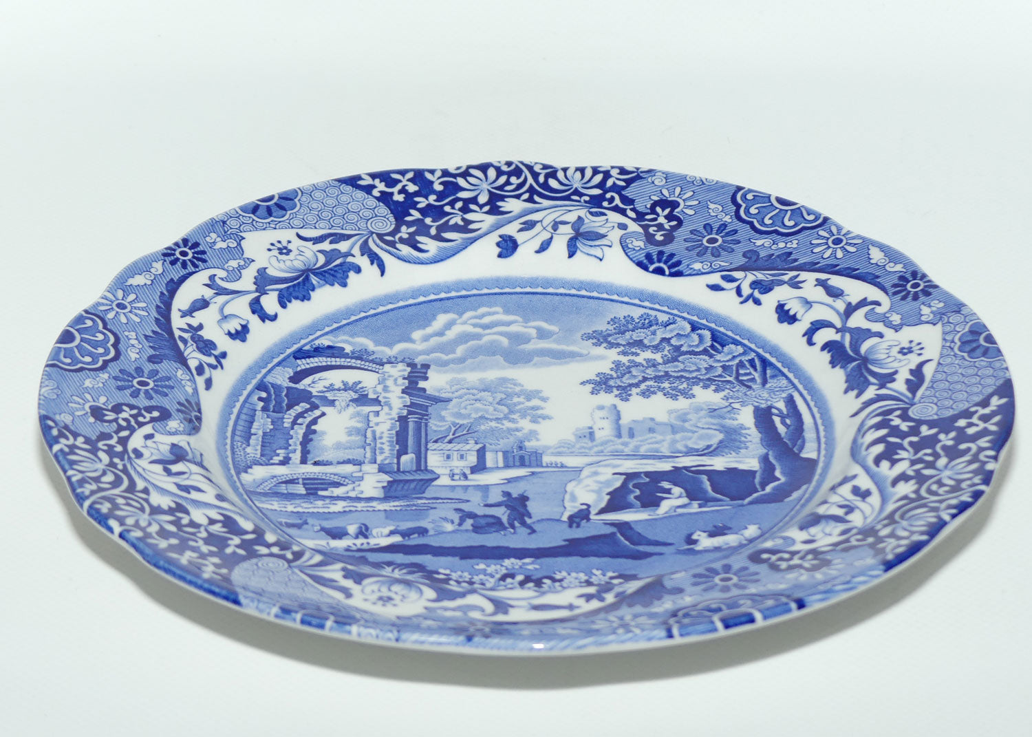 Spode Italian design plate | Blue and White | 23cm | #1