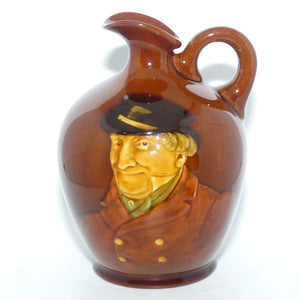 Royal Doulton Kingsware Sporting Squire Globular flask | Red Brown