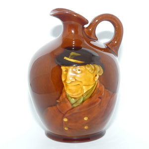 Royal Doulton Kingsware Sporting Squire Globular flask | Red Brown