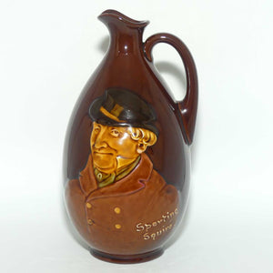 Royal Doulton Kingsware Sporting Squire Teardrop flask