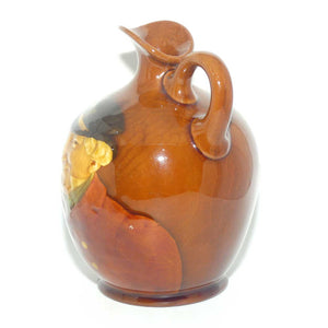 Royal Doulton Kingsware Sporting Squire Globular flask | Red Brown 