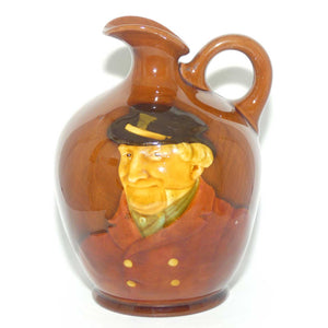 Royal Doulton Kingsware Sporting Squire Globular flask | Red Brown 