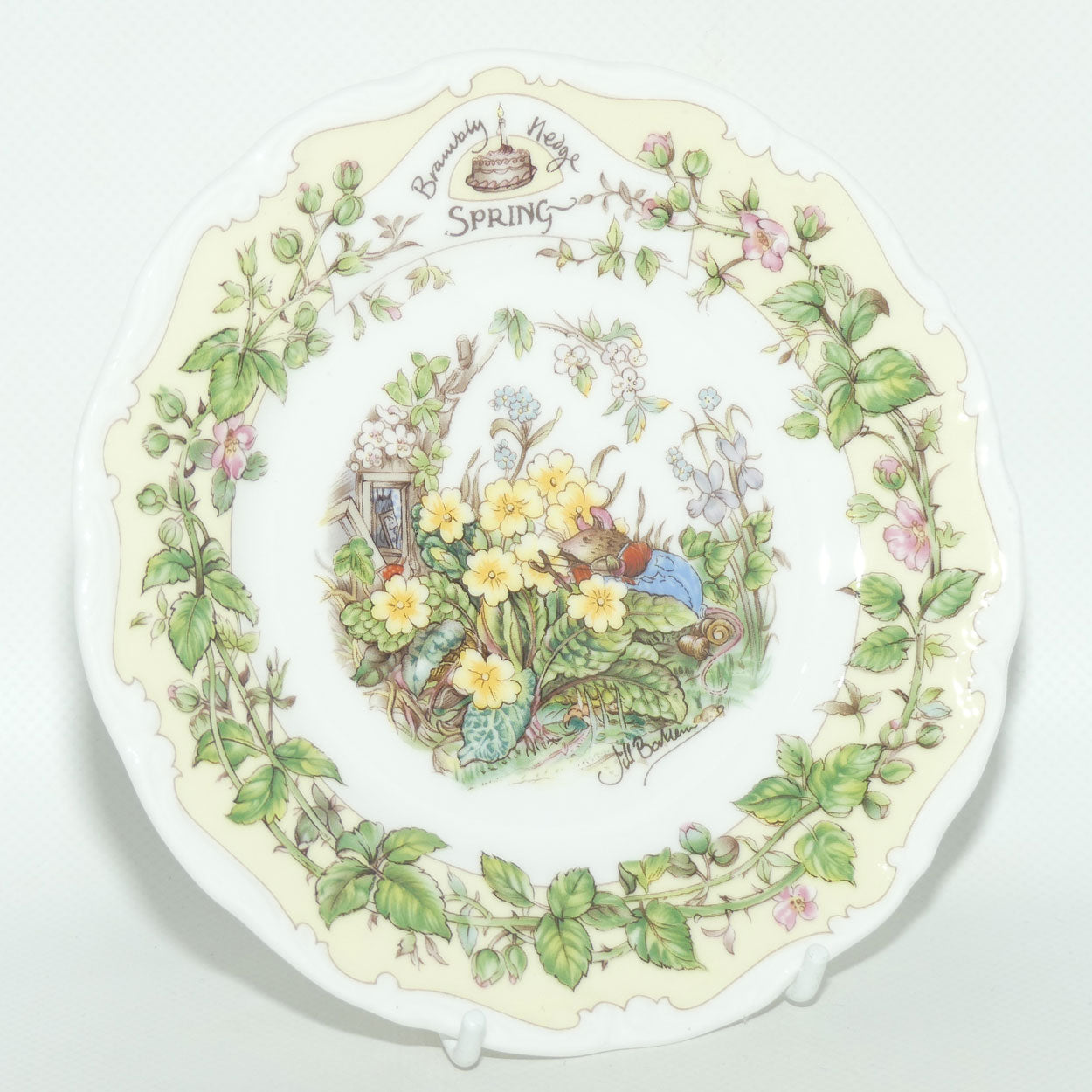 Royal Doulton Brambly Hedge Giftware | 15.5cm plate | Spring | boxed