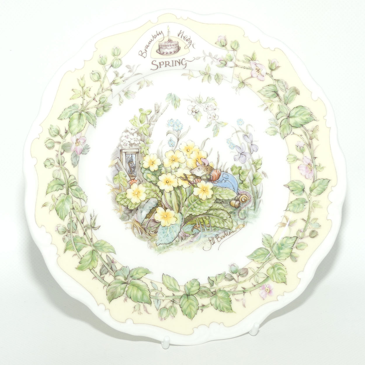 Royal Doulton Brambly Hedge Giftware | 20.5cm plate | Spring | boxed