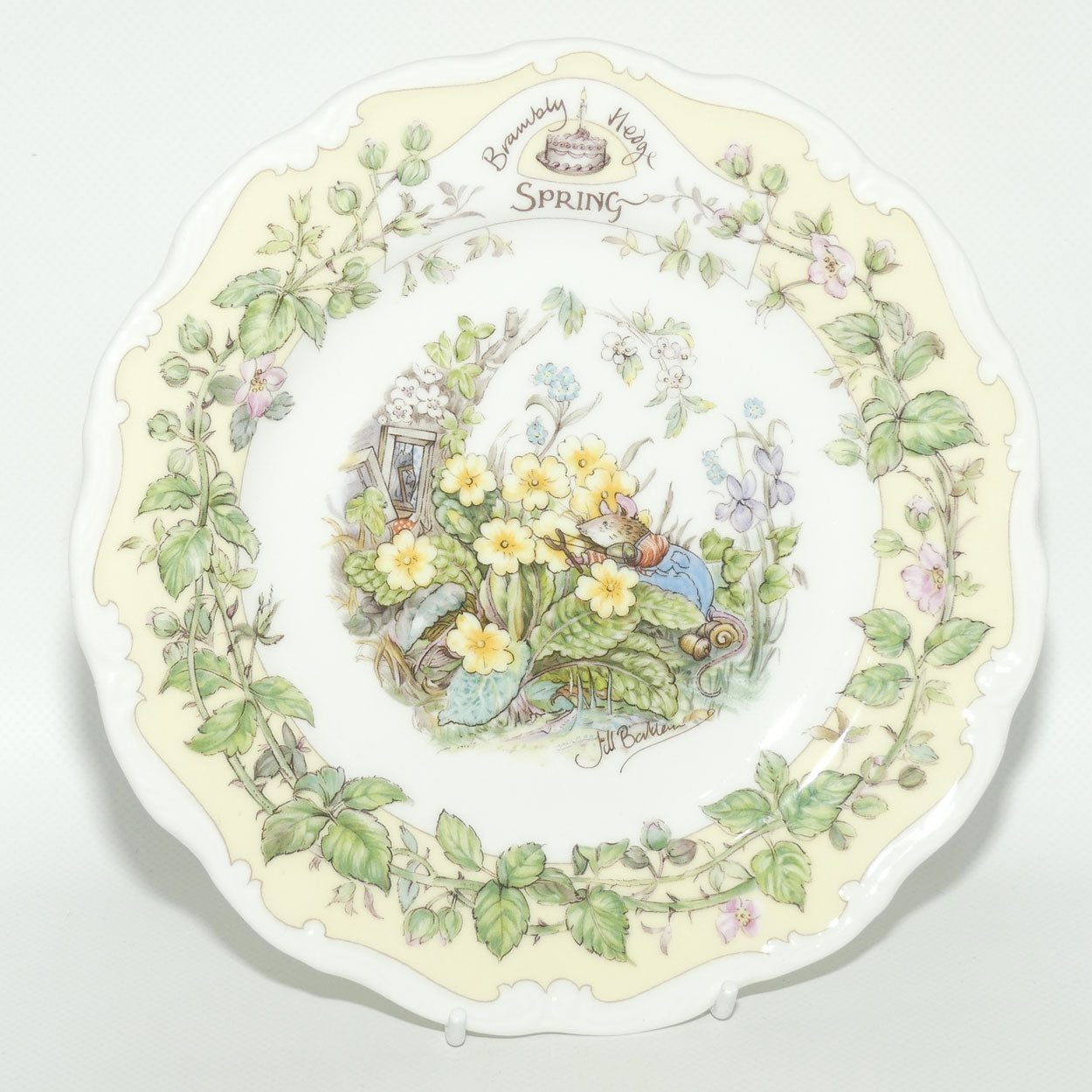 Royal Doulton Brambly Hedge Giftware | 20.5cm plate | Spring | boxed