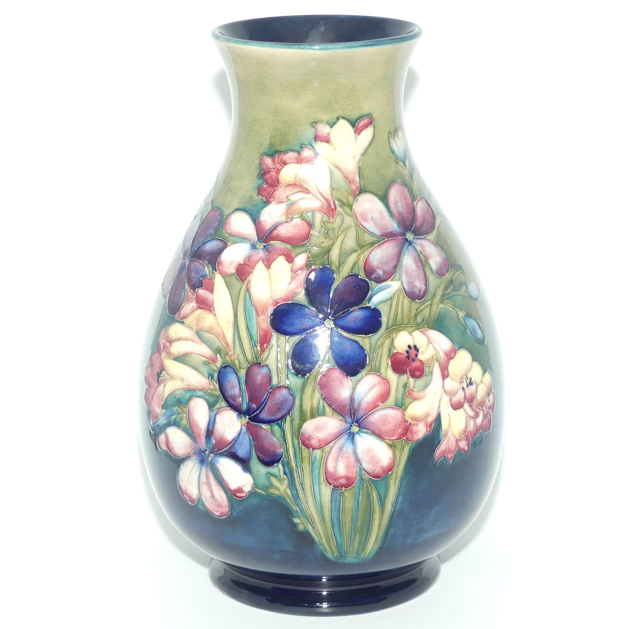 Walter Moorcroft Spring Flowers large 7/12 vase