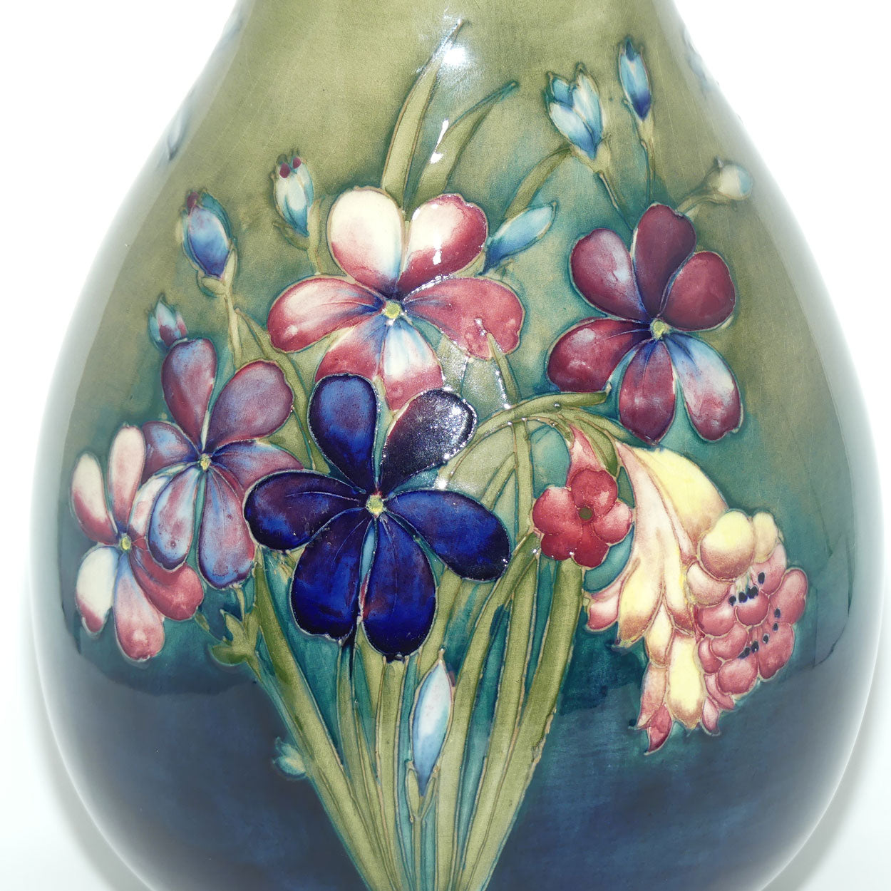 Walter Moorcroft Spring Flowers large 7/12 vase