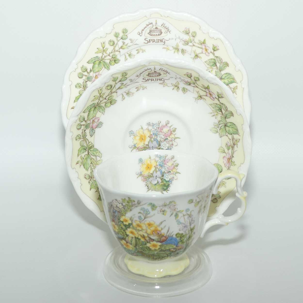 Royal Doulton Brambly Hedge Giftware | Tea Trio | Spring