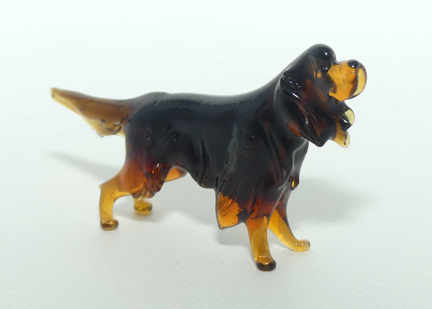 Fine quality Russian Lampwork Glass Springer Spaniel