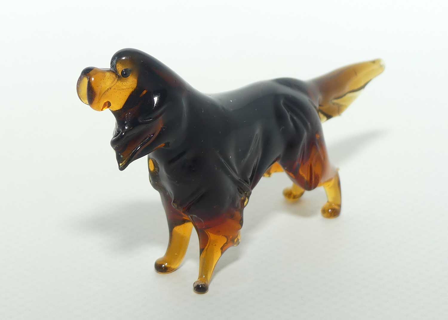 Fine quality Russian Lampwork Glass Springer Spaniel