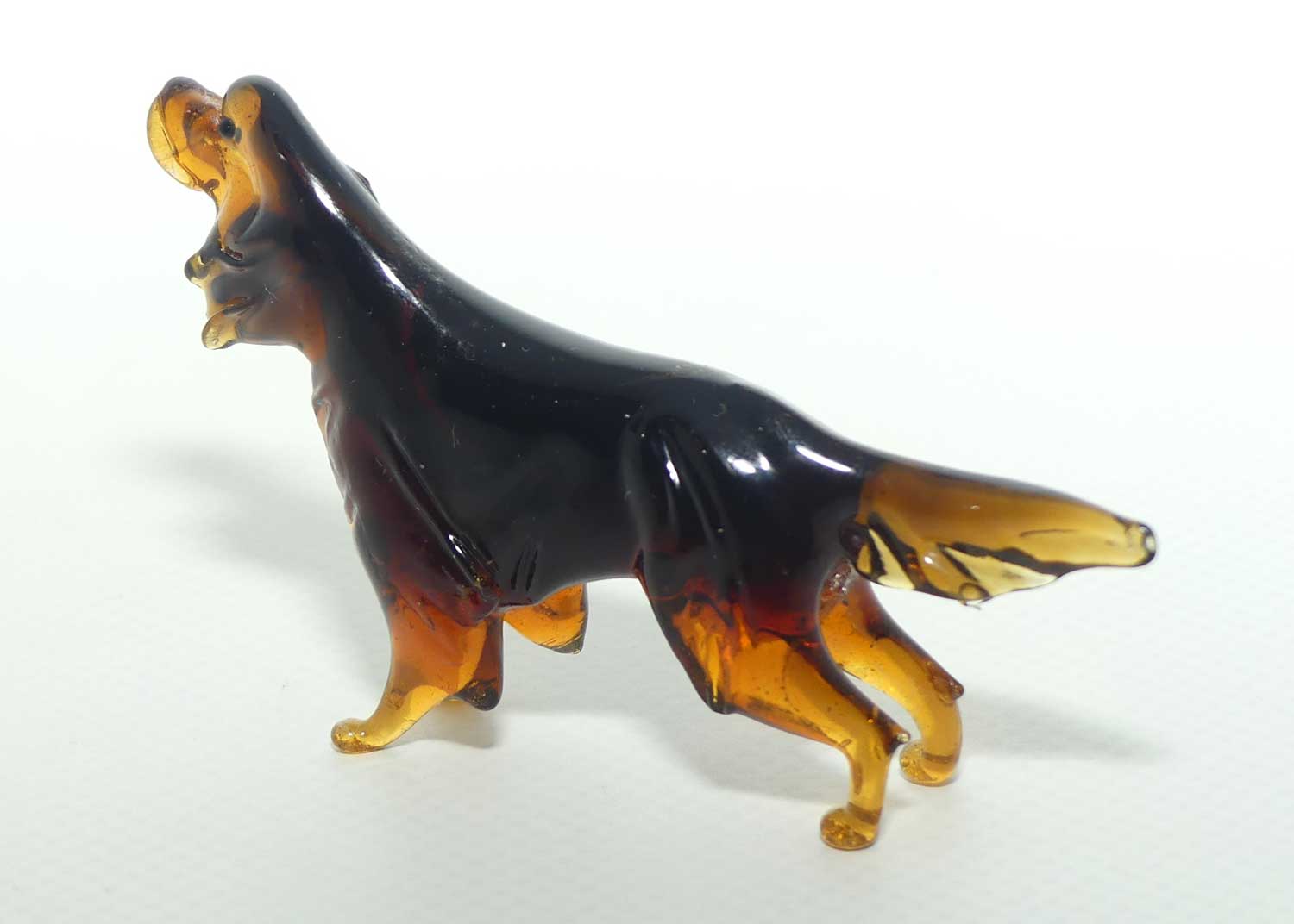 Fine quality Russian Lampwork Glass Springer Spaniel