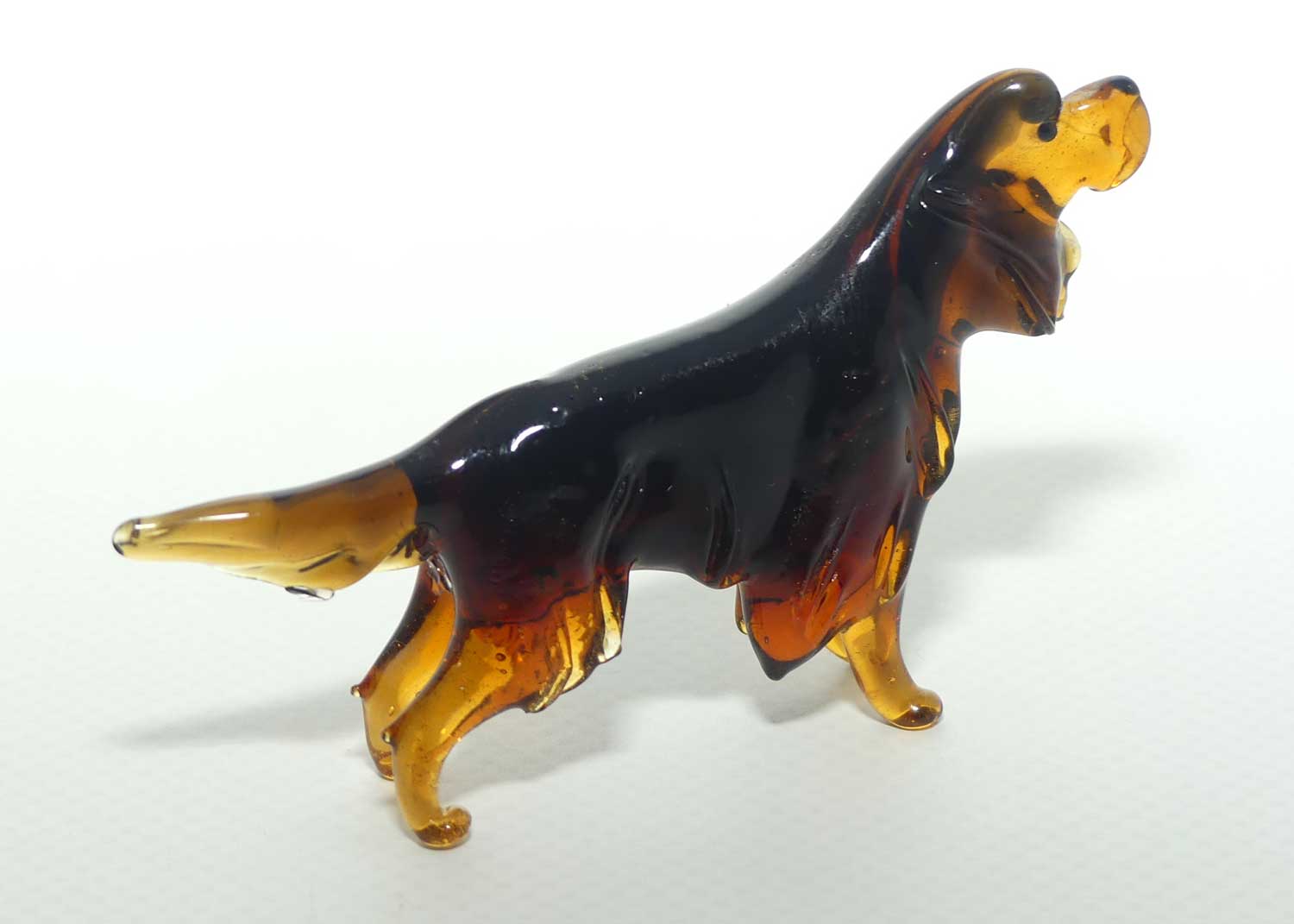 Fine quality Russian Lampwork Glass Springer Spaniel