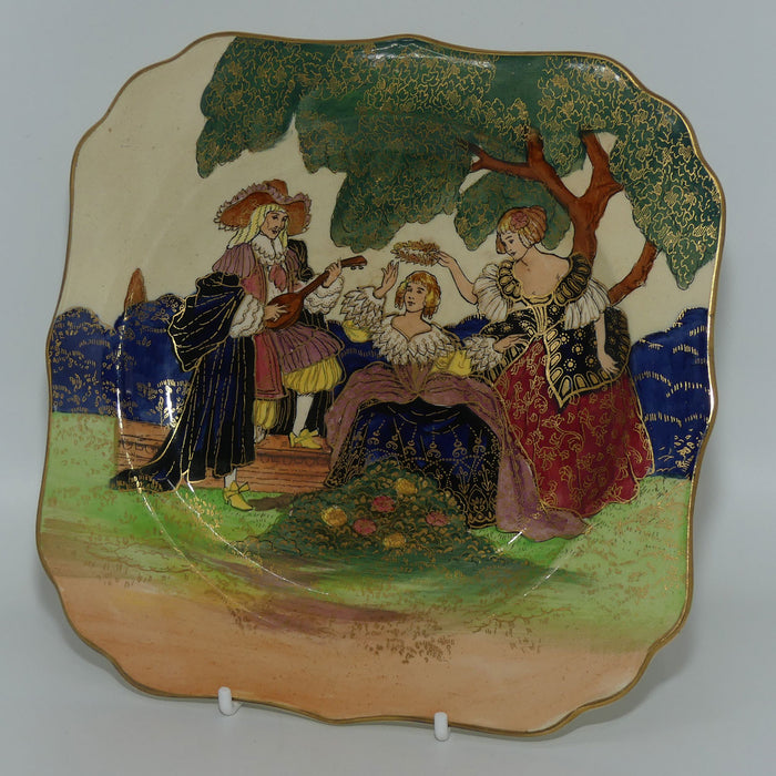 Royal Doulton Chivalry plate | Gilt Highlights