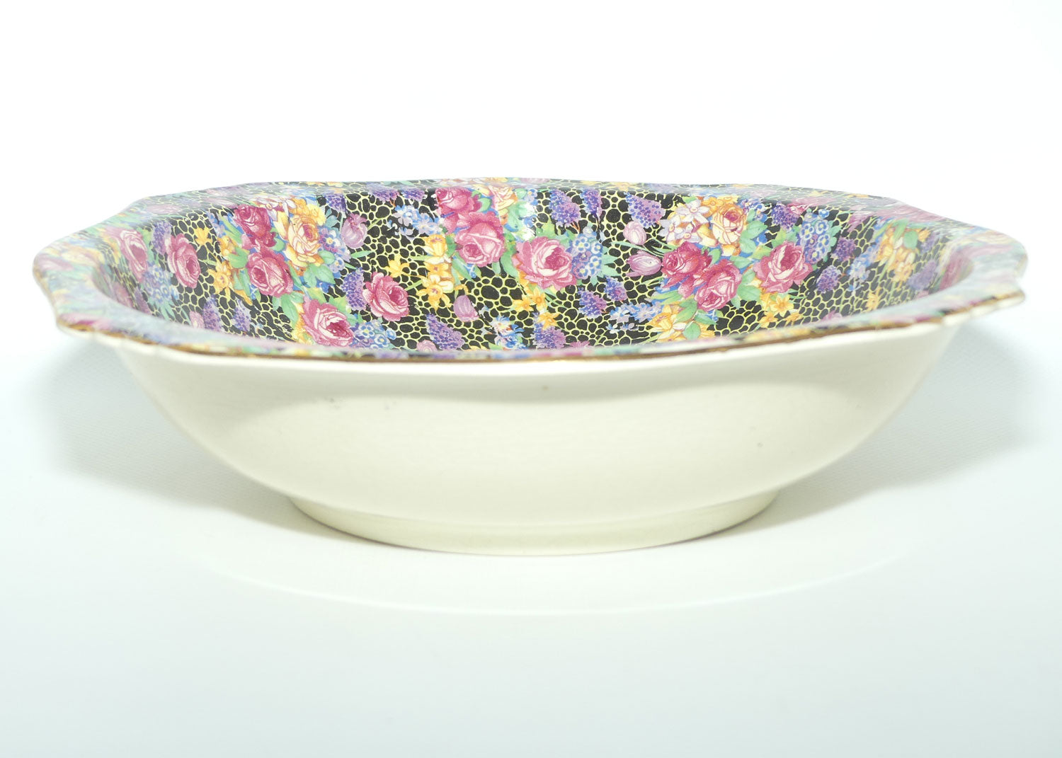 Royal Winton Hazel Chintz square fruit bowl | 23.5cms square
