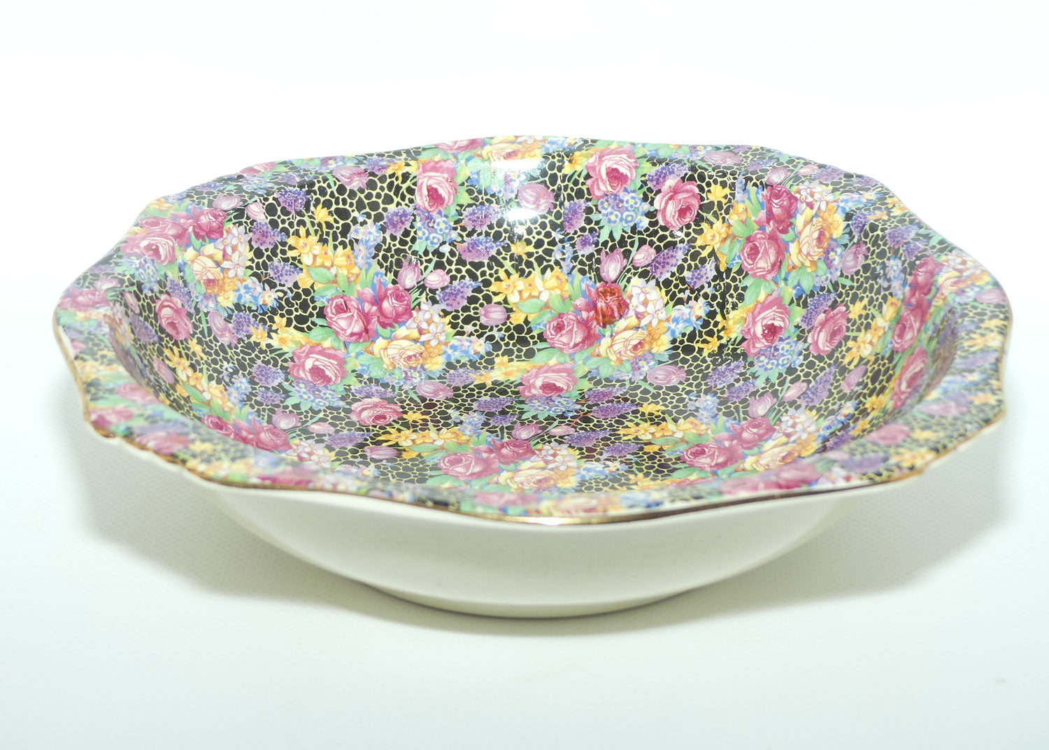 Royal Winton Hazel Chintz square fruit bowl | 23.5cms square