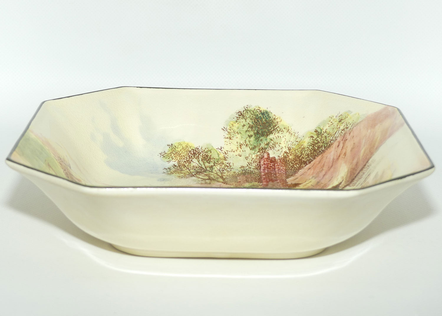 Royal Doulton Rustic England Square Bowl | Truncated Edges | D6297