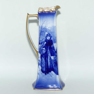 Royal Doulton Blue Children square shape jug | Scene 9 | #1