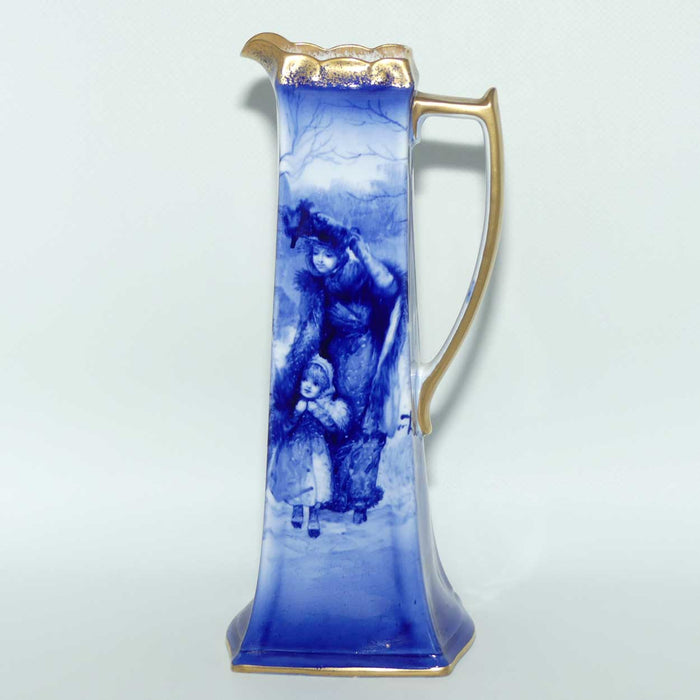 Royal Doulton Blue Children square shape jug | Scene 7 | #2