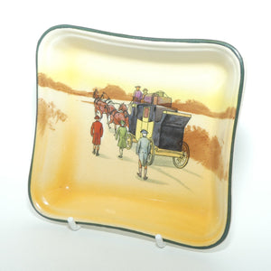 Royal Doulton Coaching Days square dish D2716