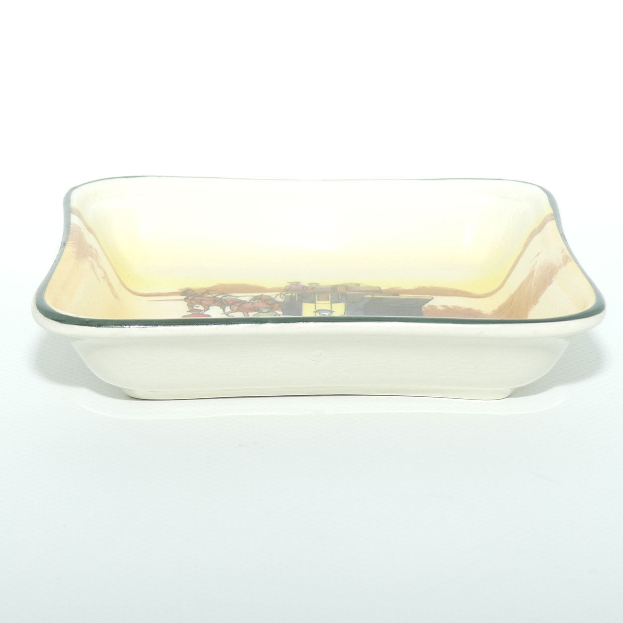 Royal Doulton Coaching Days square dish D2716
