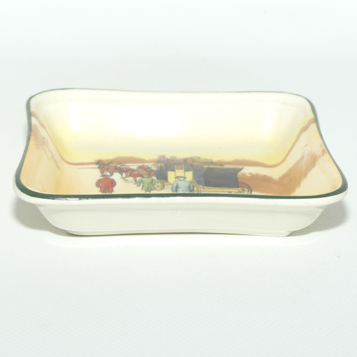 Royal Doulton Coaching Days square dish D2716