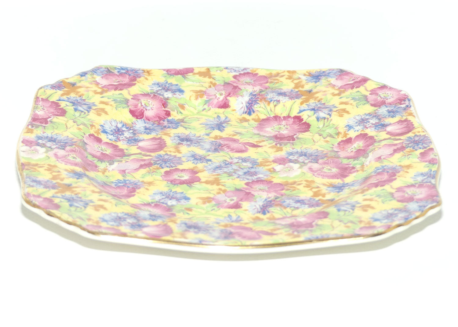 Royal Winton Royalty Chintz tea plate | Square | 16cm