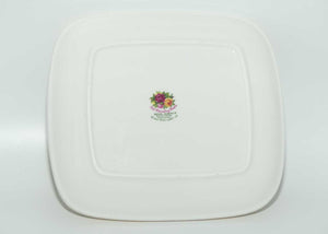 Royal Albert Bone China England Old Country Roses small rectangular tray | © 1962 Royal Albert Ltd backstamp