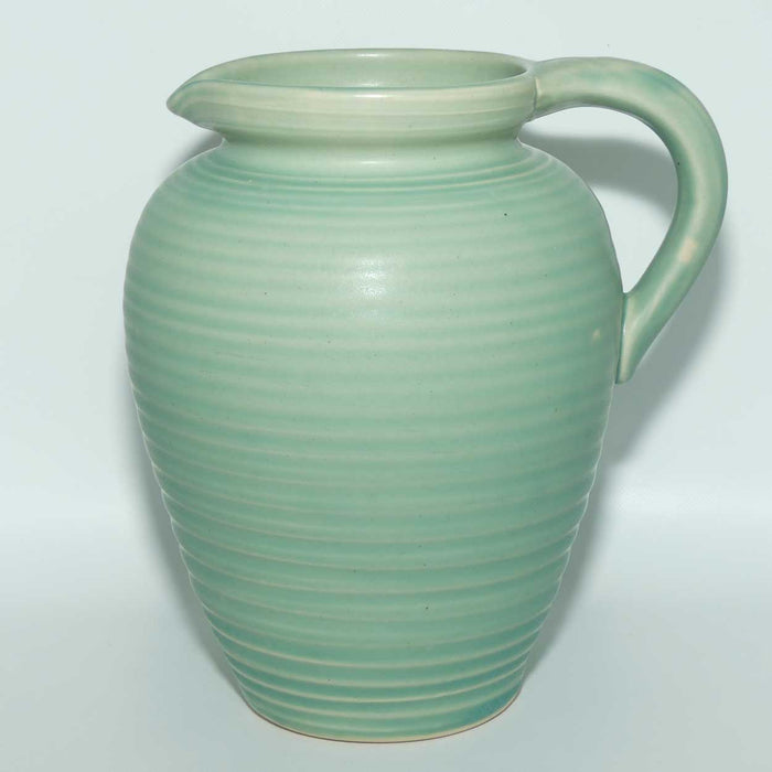 Lovatts England Stoneware Ribbed kitchen jug | Teal colour