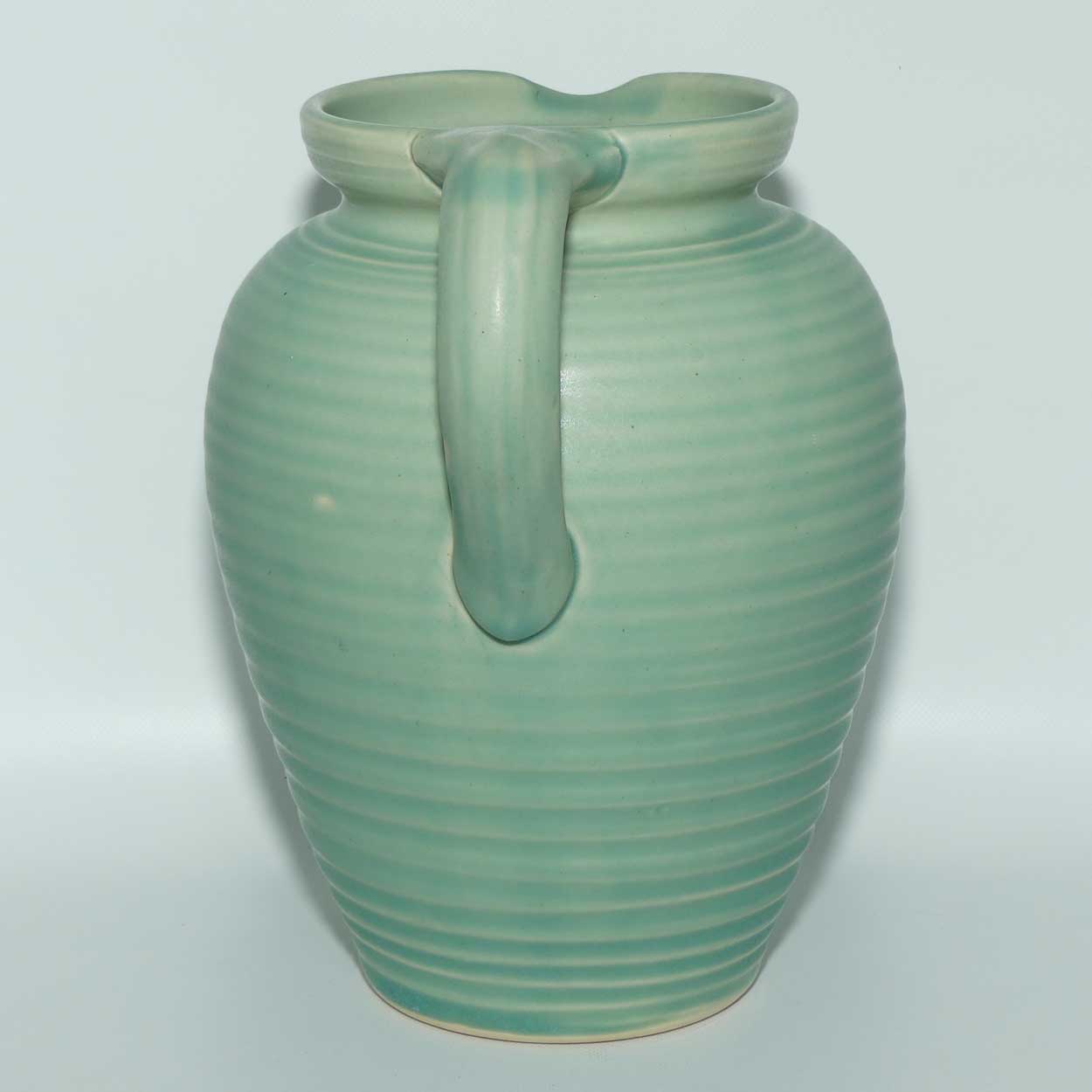 Lovatts England Stoneware Ribbed kitchen jug | Teal colour