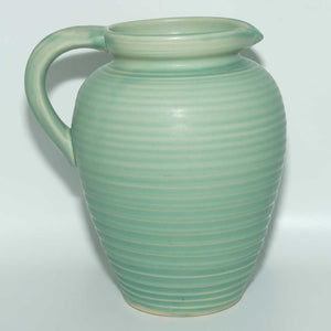 Lovatts England Stoneware Ribbed kitchen jug | Teal colour