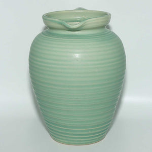 Lovatts England Stoneware Ribbed kitchen jug | Teal colour