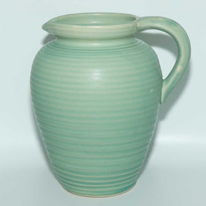 Lovatts England Stoneware Ribbed kitchen jug | Teal colour