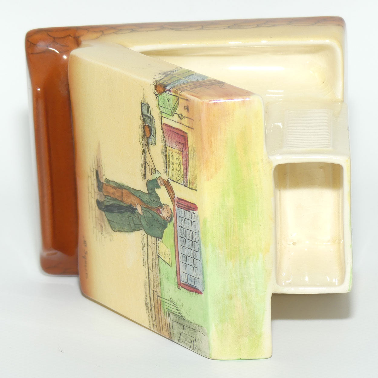 Royal Doulton Dickens Mr Squeers & Mr Pickwick cigarette dispenser D5175 (#1)